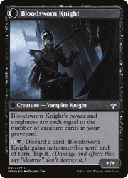 Bloodsworn Squire (VOW-097) [Innistrad: Crimson Vow] Foil MTG Single Wizards of the Coast