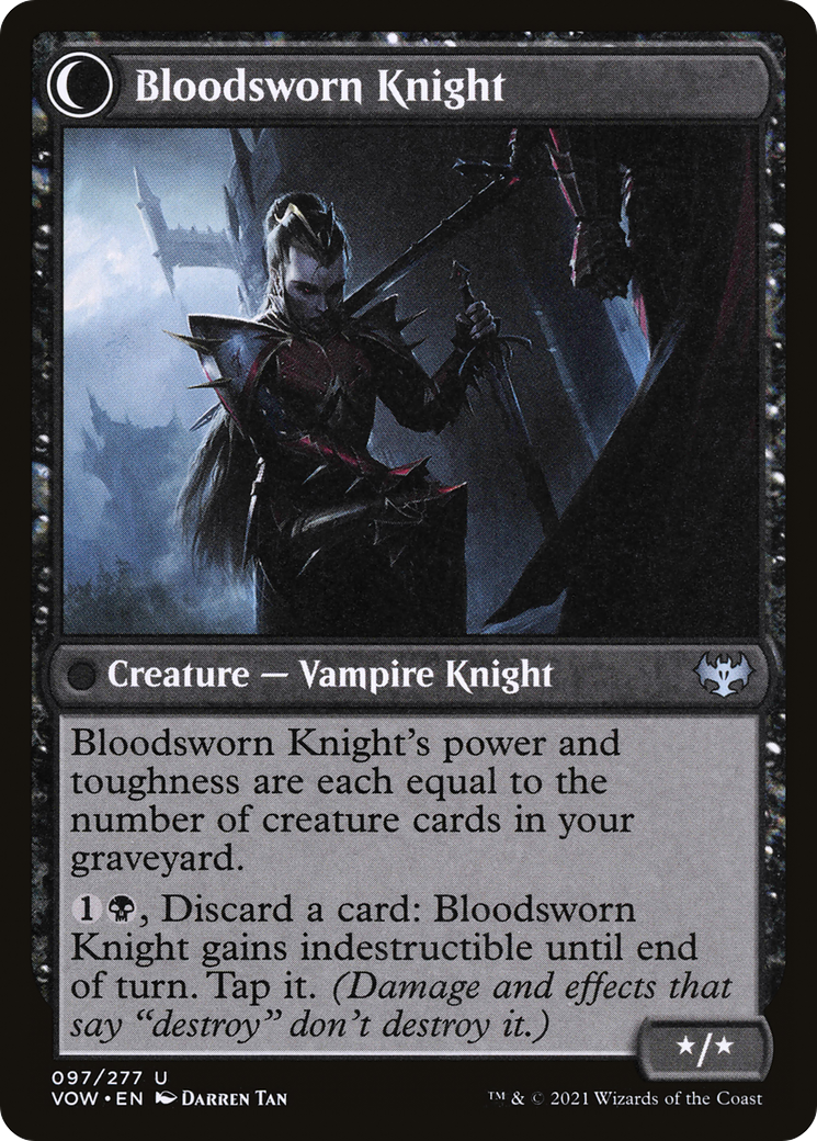 Bloodsworn Squire (VOW-097) [Innistrad: Crimson Vow] MTG Single Wizards of the Coast