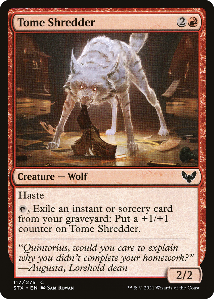 Tome Shredder (STX-117) [Strixhaven: School of Mages] MTG Single Wizards of the Coast