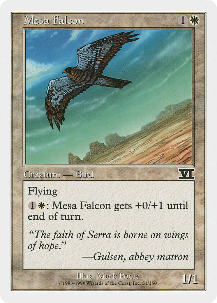 Mesa Falcon (6ED-031) [Classic Sixth Edition] MTG Single Wizards of the Coast