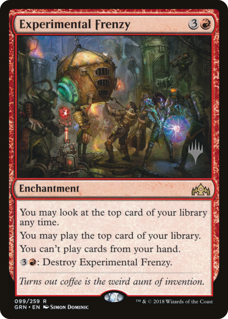 Experimental Frenzy (PPM20-99P) [Guilds of Ravnica Promos] MTG Single Wizards of the Coast