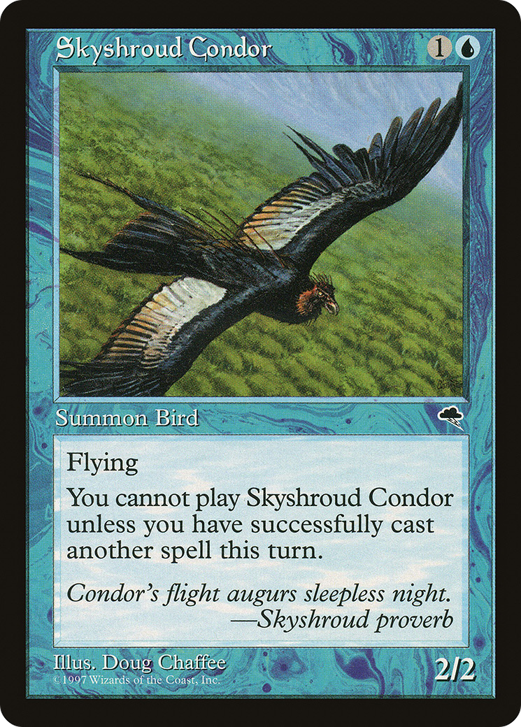 Skyshroud Condor (TMP-088) [Tempest] MTG Single Wizards of the Coast