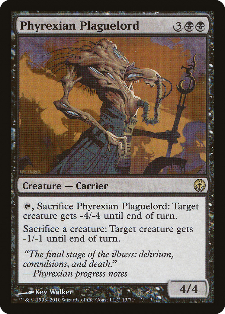 Phyrexian Plaguelord (DDE-013) [Misc] Duel Decks: Phyrexia vs. the Coalition MTG Single Wizards of the Coast
