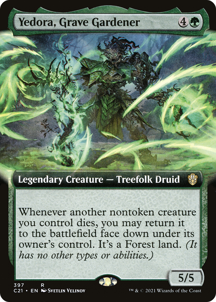 Yedora, Grave Gardener (C21-397) [Commander 2021] (Extended Art) MTG Single Wizards of the Coast