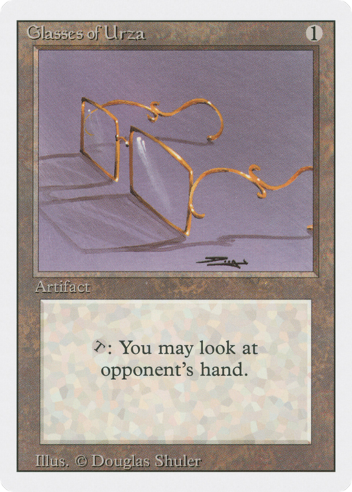 Glasses of Urza (3ED-) [Revised Edition] MTG Single Wizards of the Coast