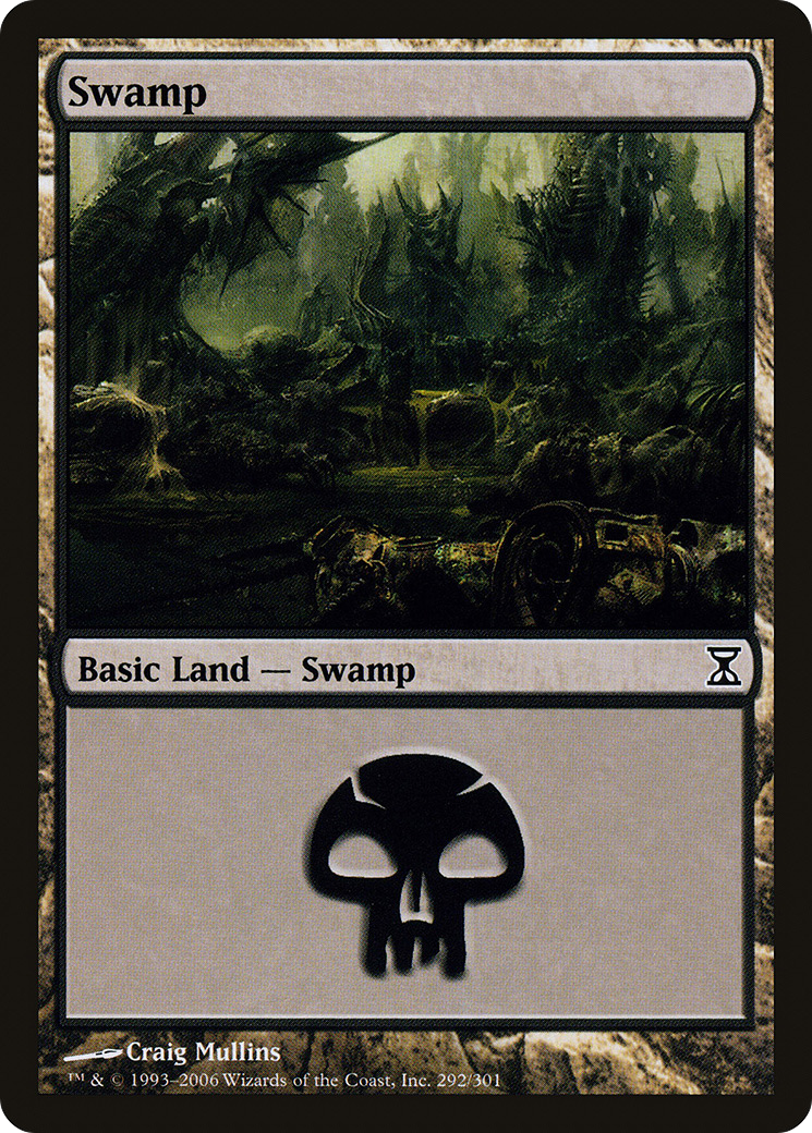 Swamp (TSP-292) [Time Spiral] MTG Single Wizards of the Coast