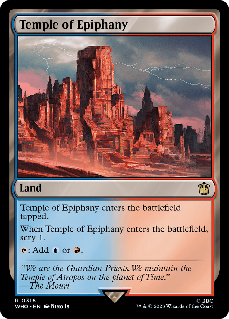 Temple of Epiphany (WHO-316) [Doctor Who] MTG Single Wizards of the Coast