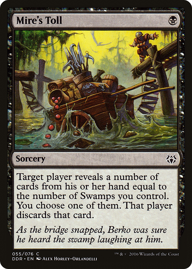 Mire's Toll (DDR-055) [Misc] Duel Decks: Nissa vs. Ob Nixilis MTG Single Wizards of the Coast