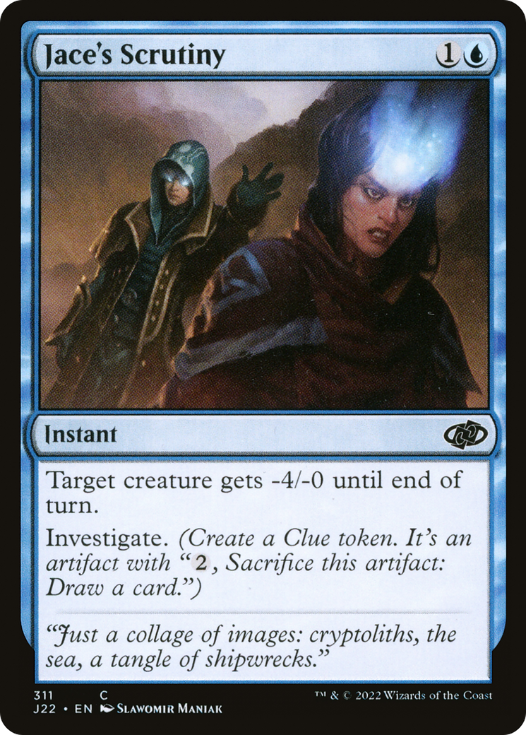 Jace's Scrutiny (J22-311) [Jumpstart 2022] MTG Single Wizards of the Coast