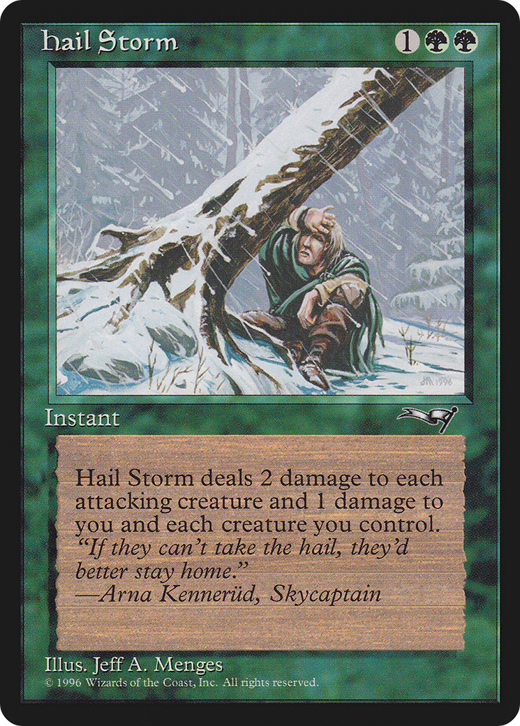 Hail Storm (ALL-) [Alliances] MTG Single Wizards of the Coast