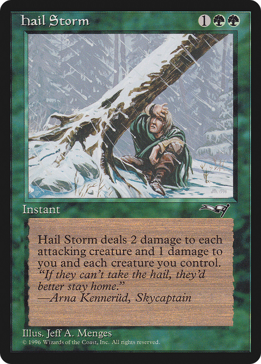 Hail Storm (ALL-) [Alliances] MTG Single Wizards of the Coast