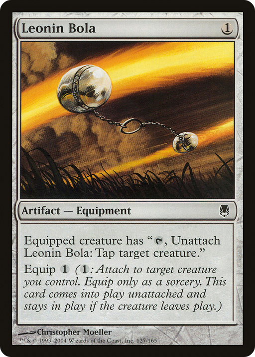 Leonin Bola (DST-127) [Darksteel] Foil MTG Single Wizards of the Coast