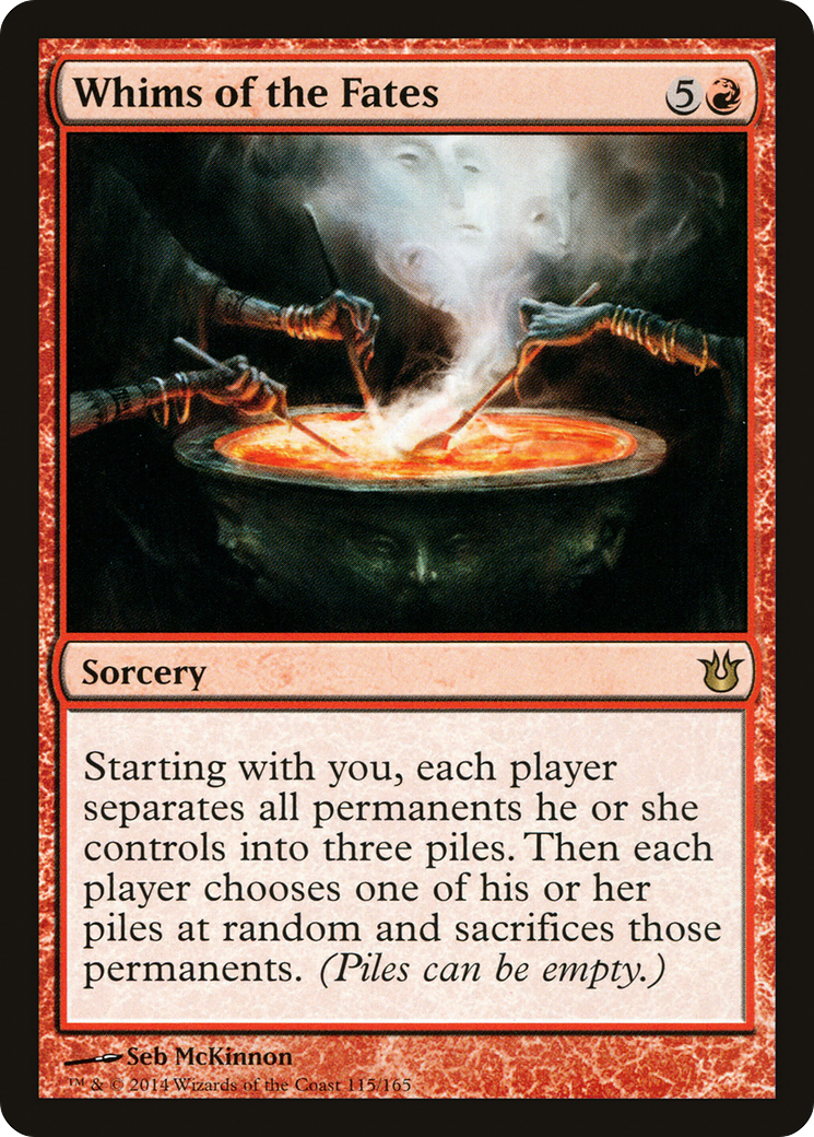 Whims of the Fates (BNG-115) [Born of the Gods] MTG Single Wizards of the Coast