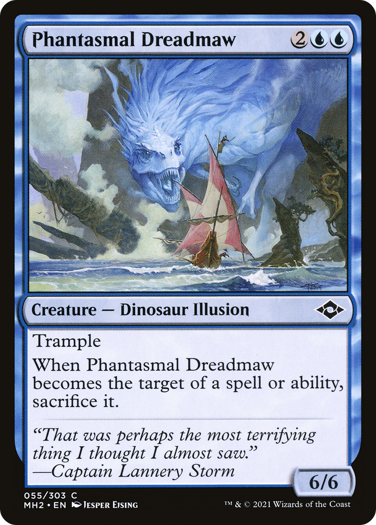 Phantasmal Dreadmaw (MH2-055) [Modern Horizons 2] MTG Single Wizards of the Coast