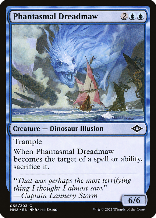 Phantasmal Dreadmaw (MH2-055) [Modern Horizons 2] MTG Single Wizards of the Coast