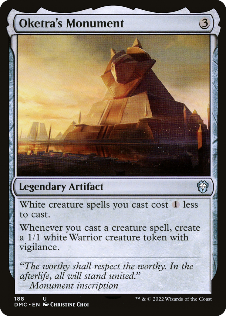 Oketra's Monument (DMC-188) [Dominaria United Commander] MTG Single Wizards of the Coast