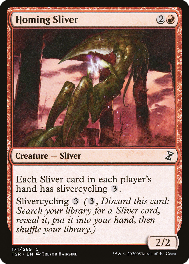 Homing Sliver (TSR-171) [Time Spiral Remastered] Foil MTG Single Wizards of the Coast