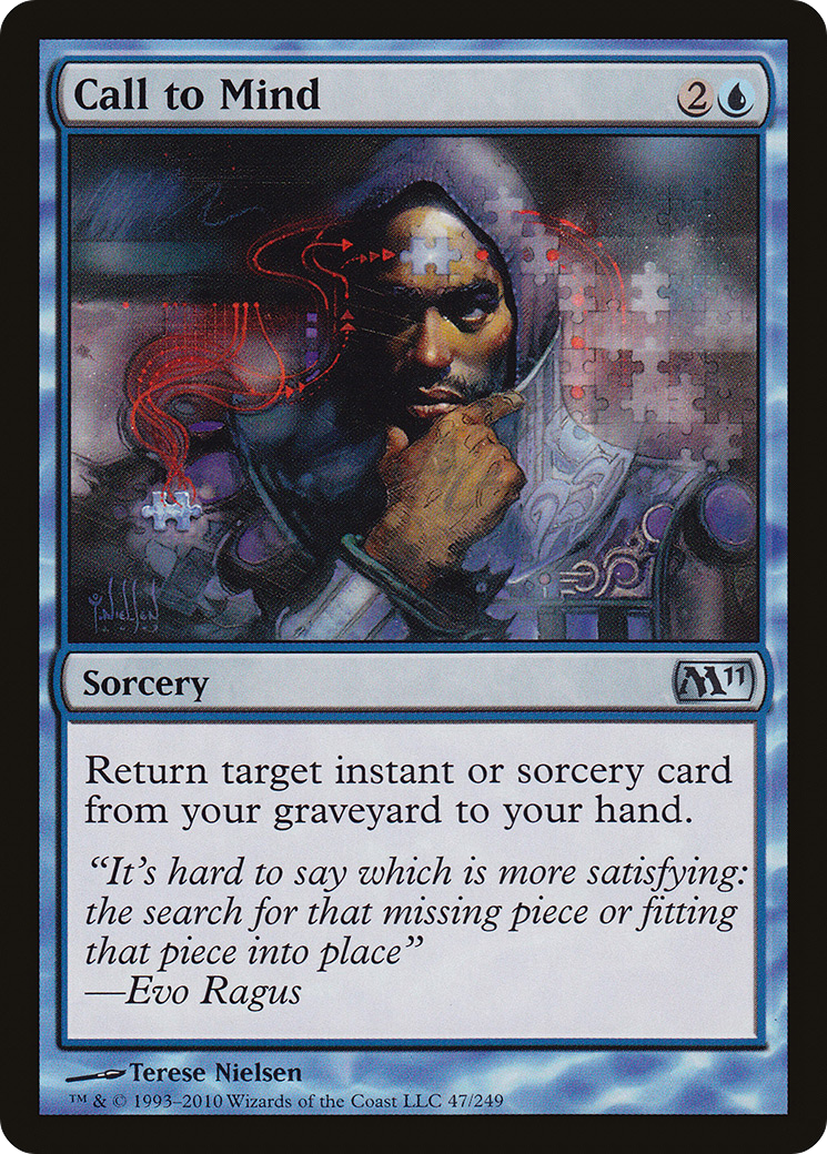 Call to Mind (M11-047) [Magic 2011] MTG Single Wizards of the Coast