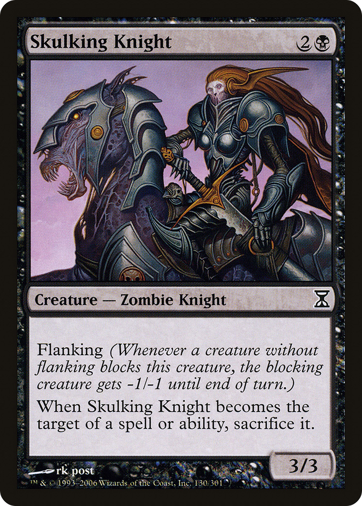 Skulking Knight (TSP-130) [Time Spiral] Foil MTG Single Wizards of the Coast
