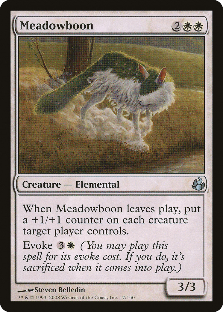 Meadowboon (MOR-017) [Morningtide] Foil MTG Single Wizards of the Coast