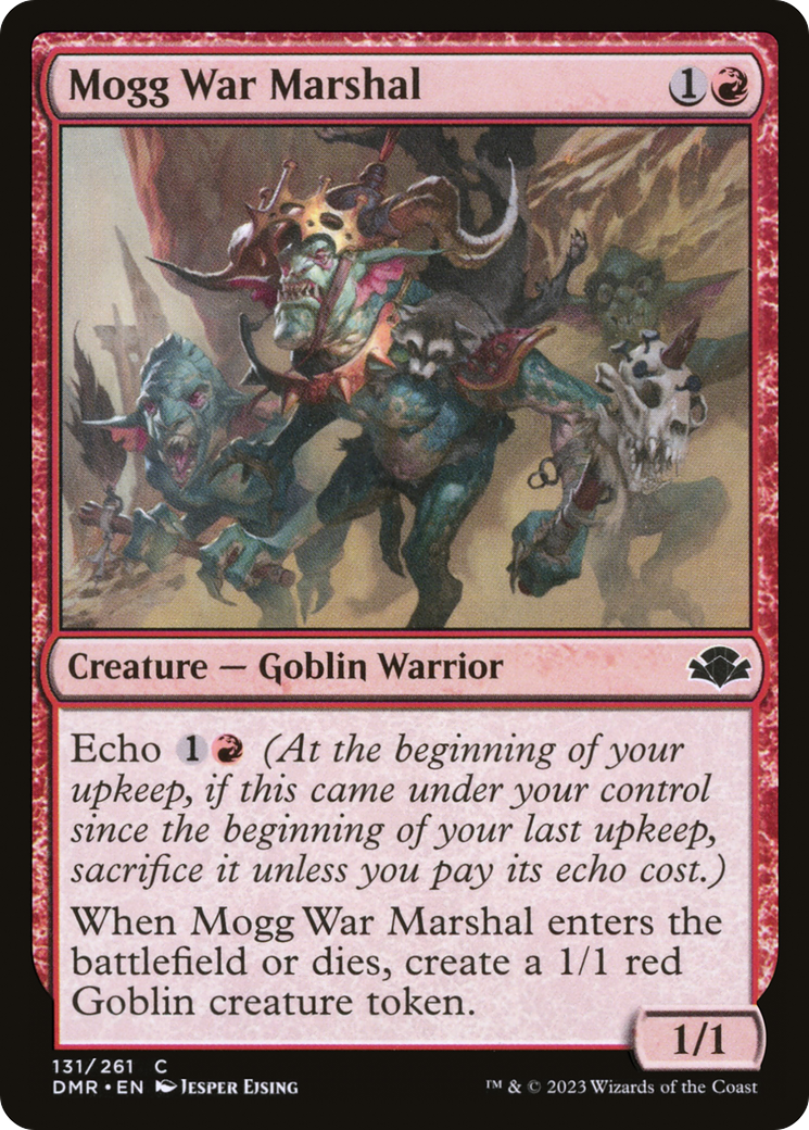 Mogg War Marshal (DMR-131) [Dominaria Remastered] Foil MTG Single Wizards of the Coast