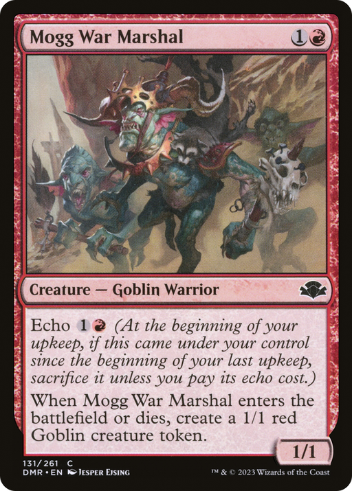 Mogg War Marshal (DMR-131) [Dominaria Remastered] MTG Single Wizards of the Coast