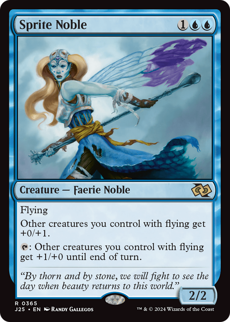 Sprite Noble (J25-365) [Foundations Jumpstart] MTG Single Wizards of the Coast
