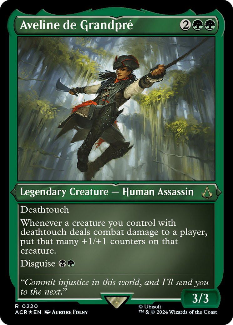 Aveline de Grandpré (ACR-220) [Assassin's Creed] Etched Foil MTG Single Wizards of the Coast