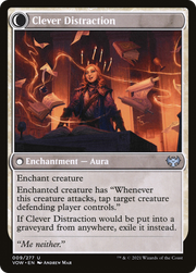 Distracting Geist // Clever Distraction (VOW-009) [Innistrad: Crimson Vow] MTG Single Wizards of the Coast