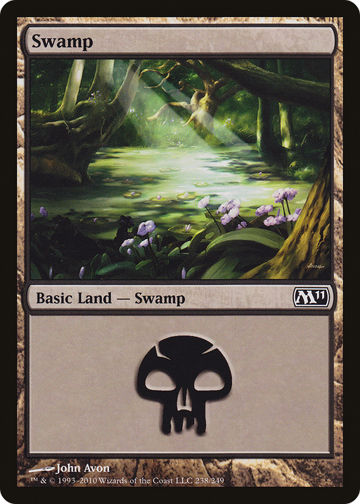 Swamp (238) (M11-238) [Magic 2011] MTG Single Wizards of the Coast