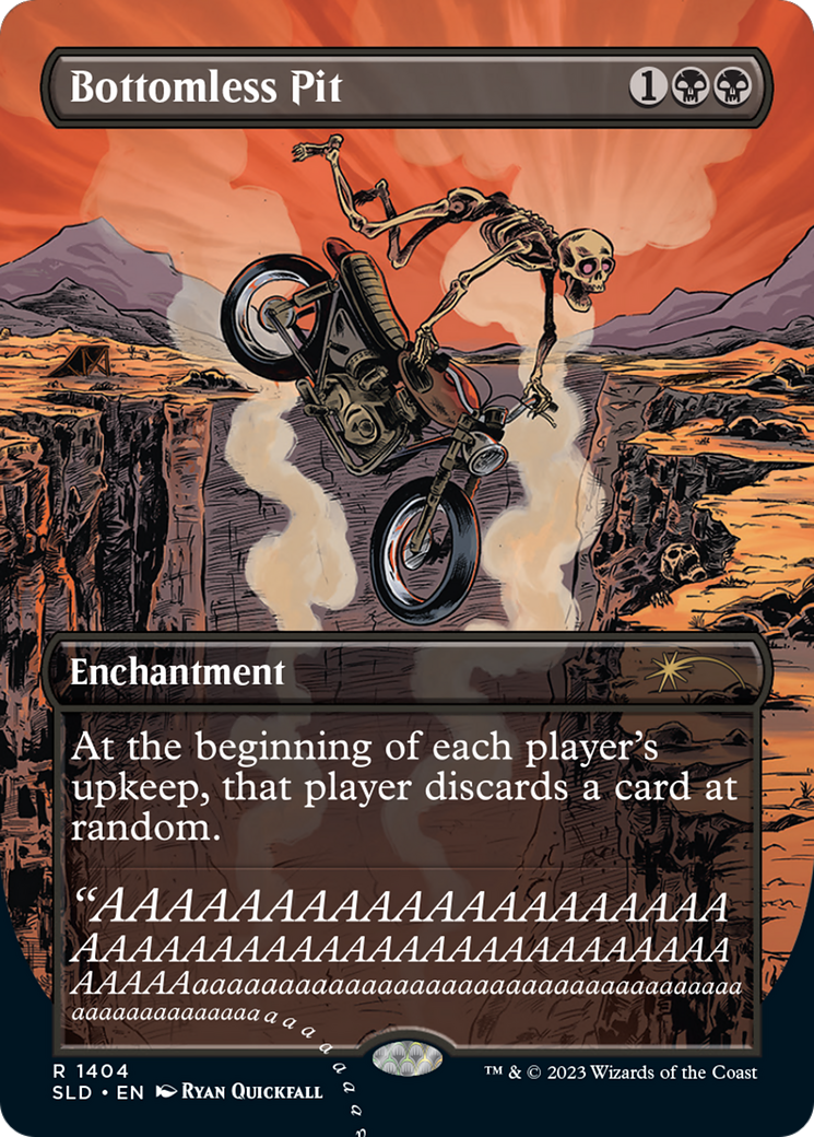 Bottomless Pit (SLD-1404) [Secret Lair] Drop (Borderless) MTG Single Wizards of the Coast