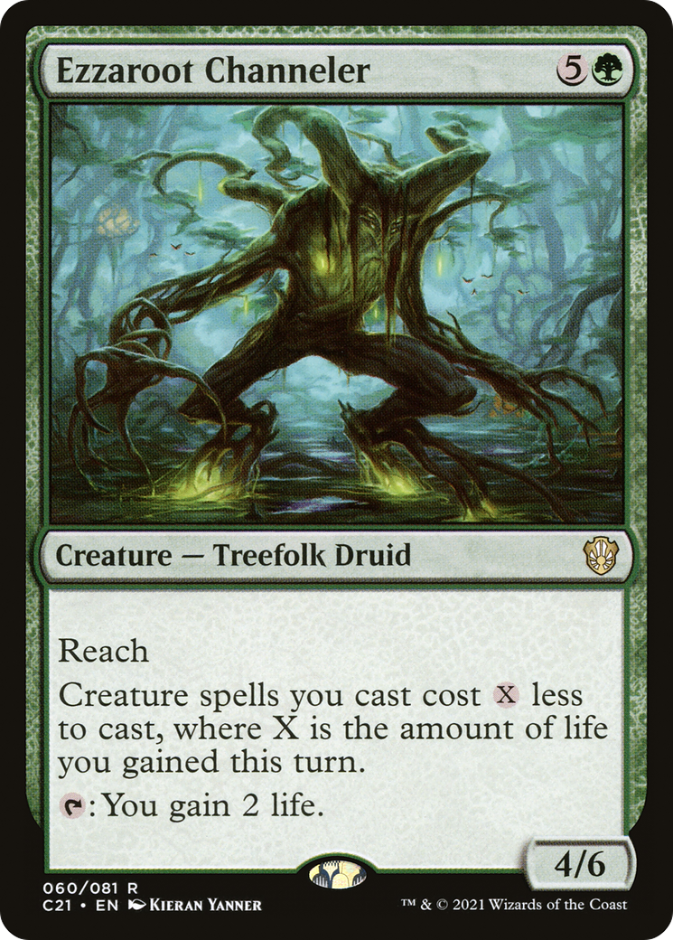 Ezzaroot Channeler (C21-060) [Commander 2021] MTG Single Wizards of the Coast