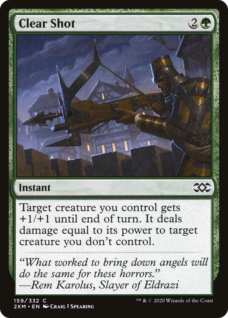 Clear Shot (2XM-159) [Double Masters] Foil MTG Single Wizards of the Coast