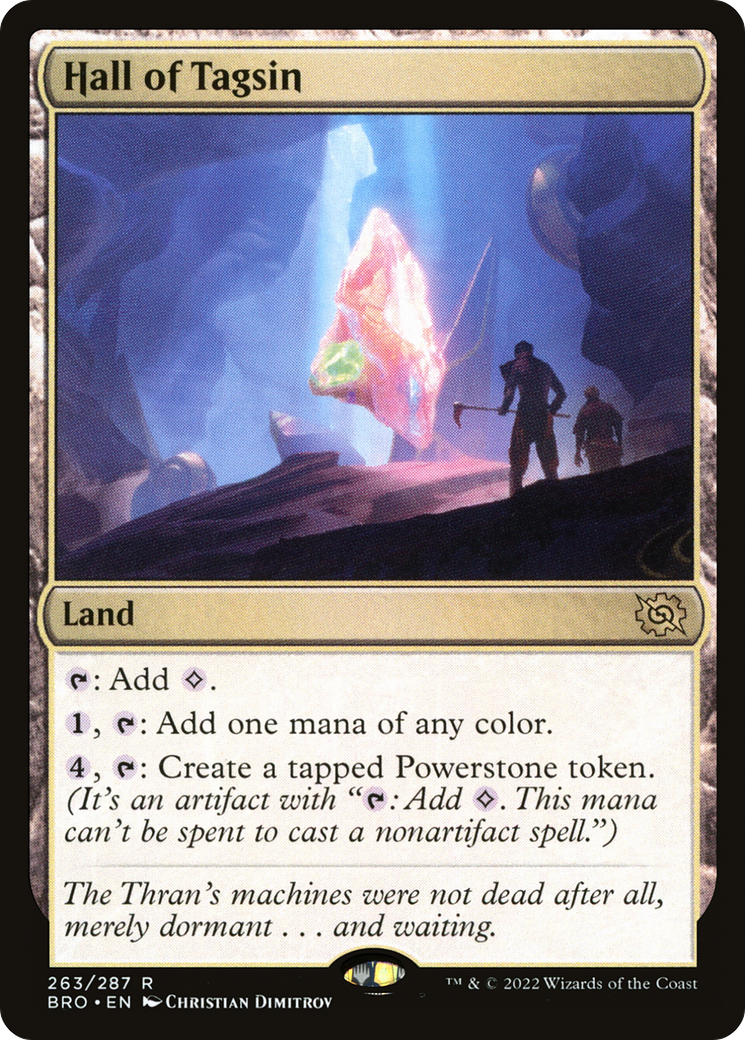 Hall of Tagsin (BRO-263) [The Brothers' War] Foil MTG Single Wizards of the Coast