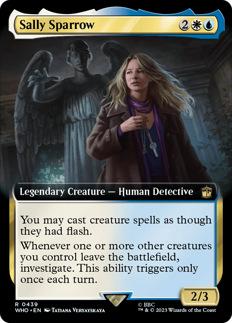 Sally Sparrow (WHO-439) [Doctor Who] (Extended Art) MTG Single Wizards of the Coast