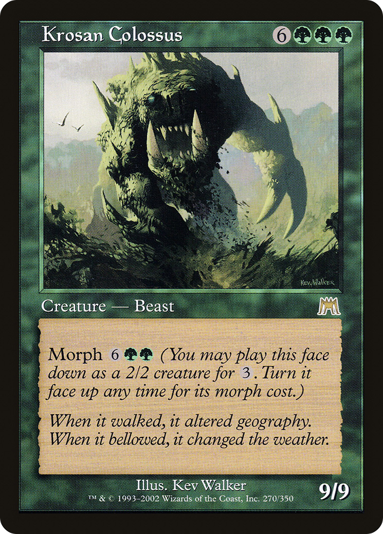 Krosan Colossus (ONS-270) [Onslaught] Foil MTG Single Wizards of the Coast