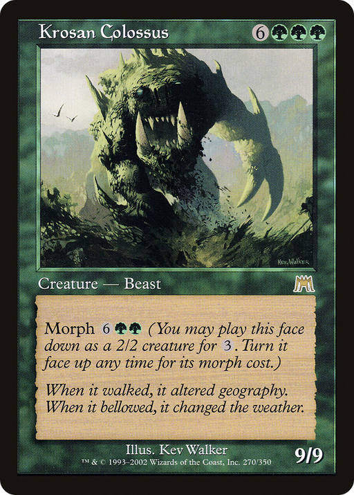 Krosan Colossus (ONS-270) [Onslaught] Foil MTG Single Wizards of the Coast