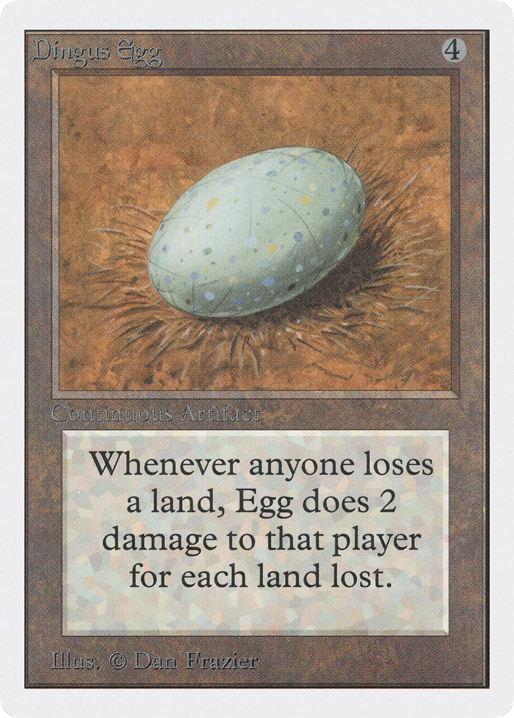 Dingus Egg (2ED-) [Oldschool] Unlimited Edition MTG Single Wizards of the Coast