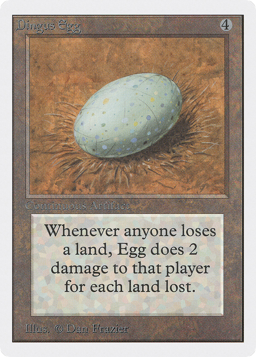 Dingus Egg (2ED-) [Oldschool] Unlimited Edition MTG Single Wizards of the Coast
