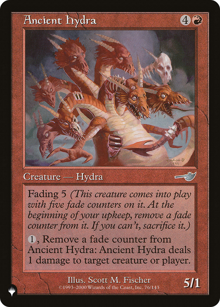Ancient Hydra (LIST-NEM-76) [Mystery Booster] The List MTG Single Wizards of the Coast