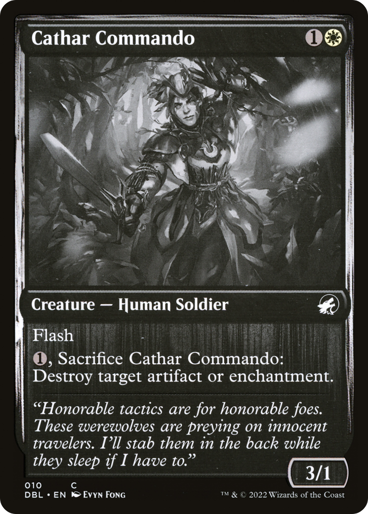 Cathar Commando (DBL-010) [Innistrad: Double Feature] Foil MTG Single Wizards of the Coast
