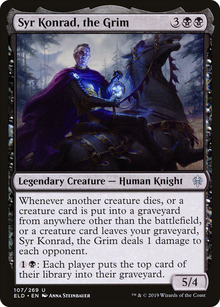 Syr Konrad, the Grim [Throne of Eldraine] MTG Single Magic: The Gathering
