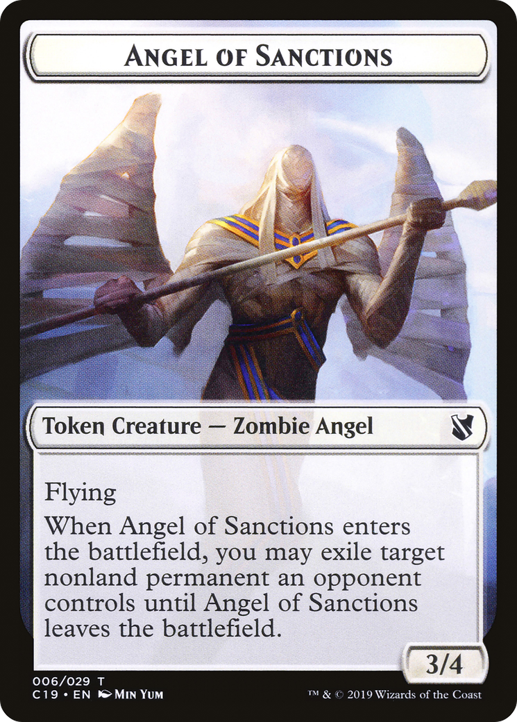 Angel of Sanctions (TC19-006) [Tokens] Commander 2019 Tokens MTG Single Wizards of the Coast