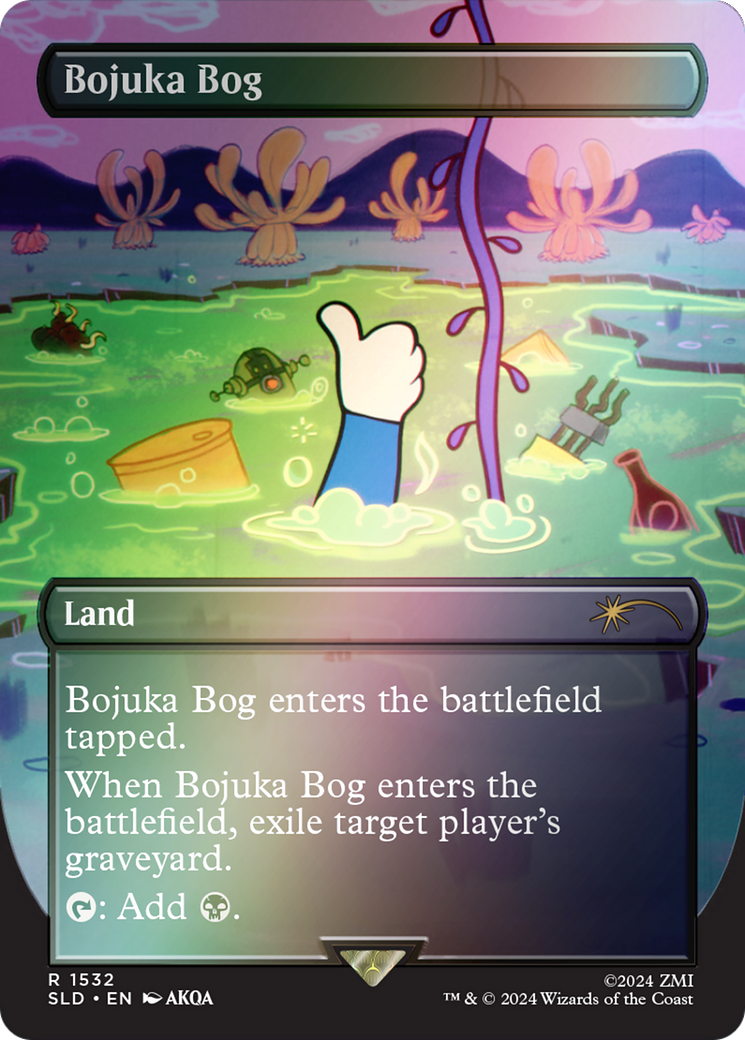 Bojuka Bog (Rainbow Foil) (SLD-1532) [Secret Lair] Drop (Borderless) Foil MTG Single Wizards of the Coast