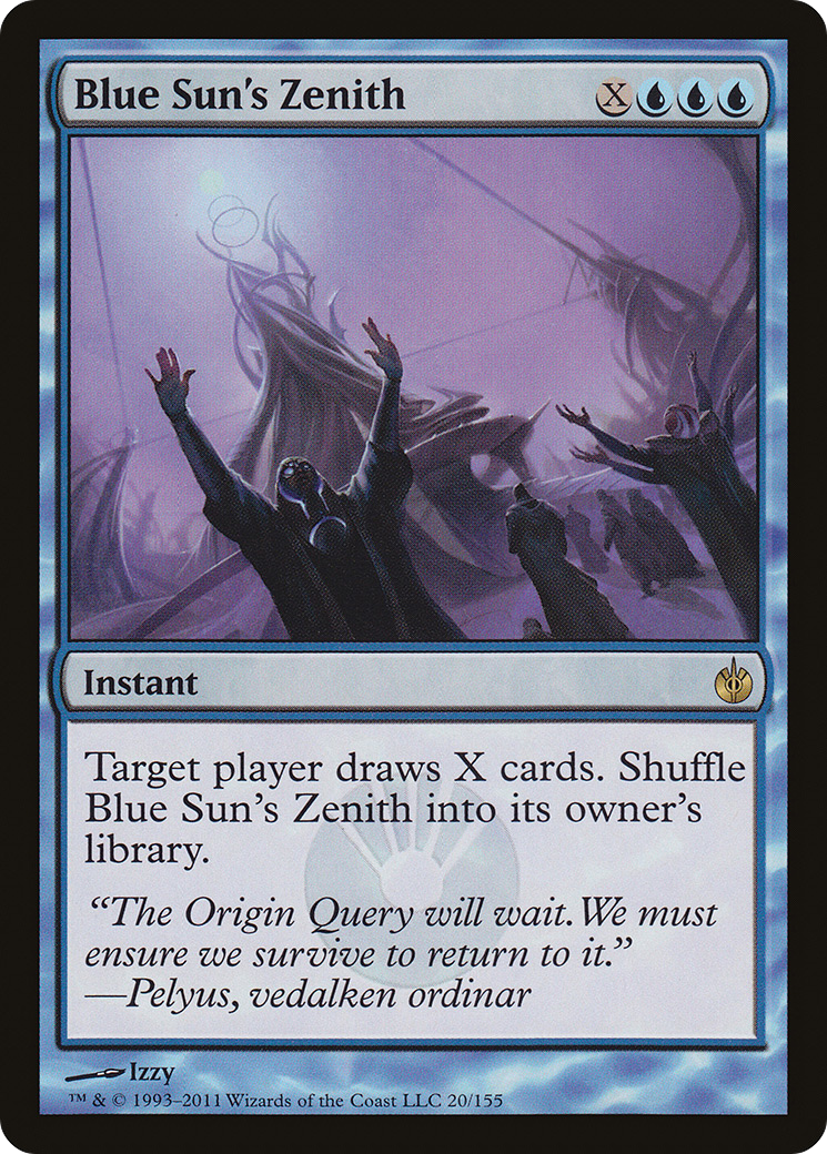 Blue Sun's Zenith (MBS-020) [Mirrodin Besieged] Foil MTG Single Wizards of the Coast