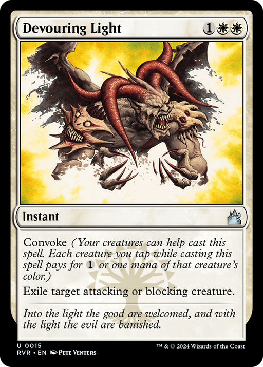 Devouring Light (RVR-015) [Ravnica Remastered] Foil MTG Single Wizards of the Coast