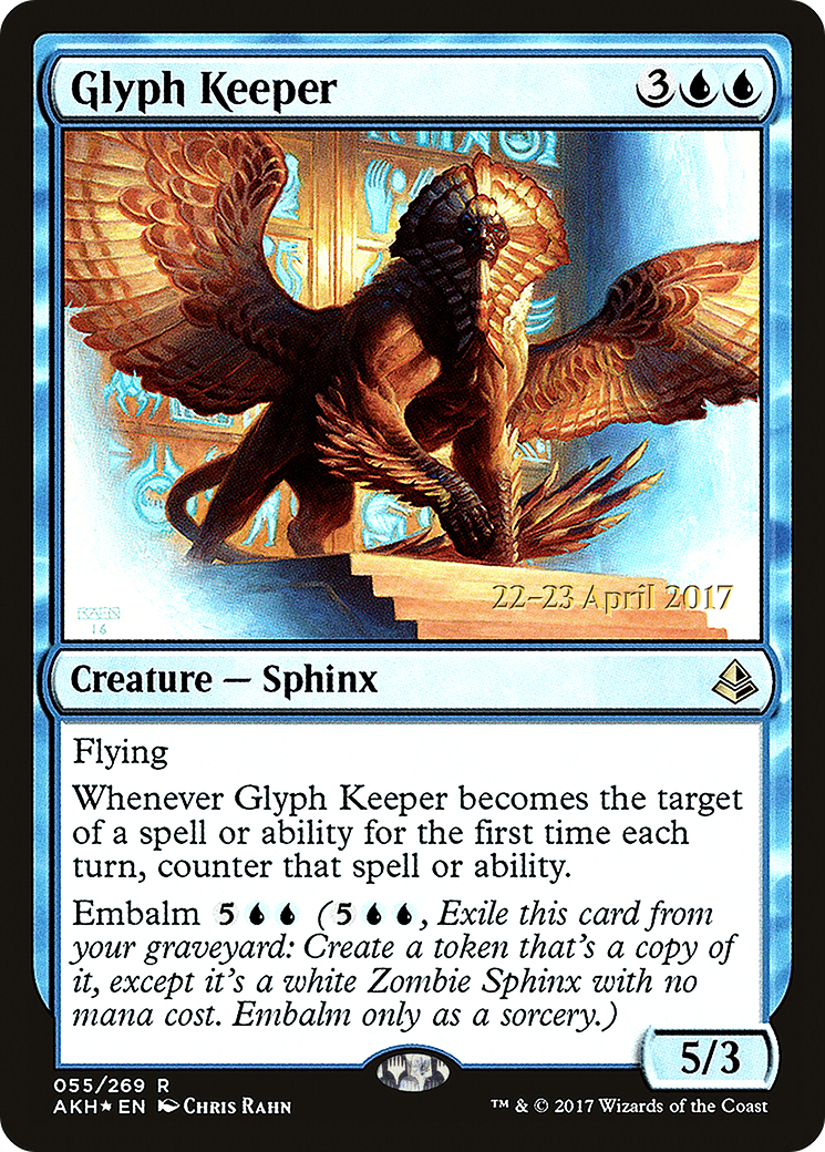 Glyph Keeper (PRE-055) [Amonkhet Promos] Foil MTG Single Wizards of the Coast