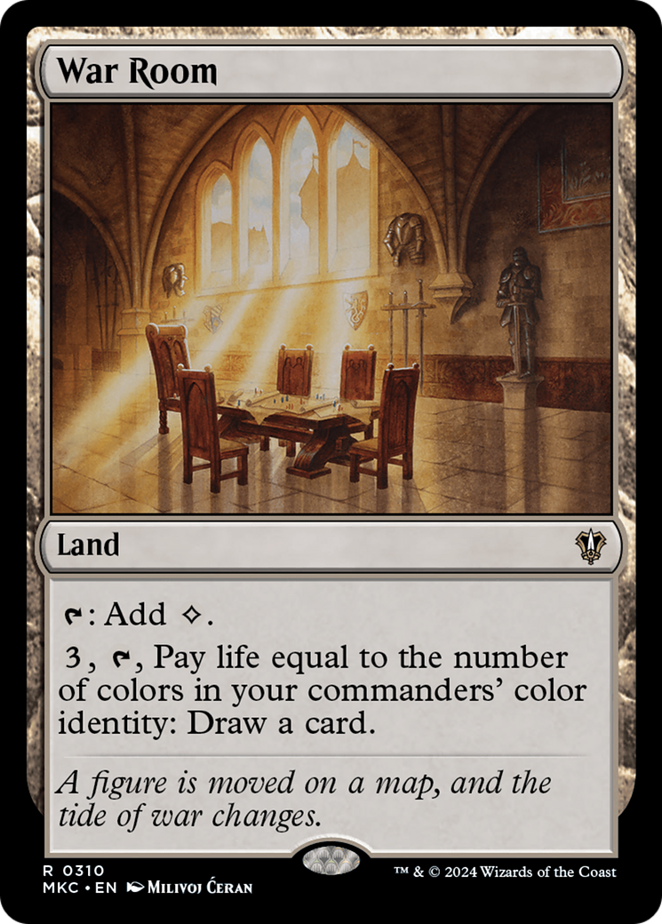 War Room (MKC-310) [Murders at Karlov Manor Commander] MTG Single Wizards of the Coast