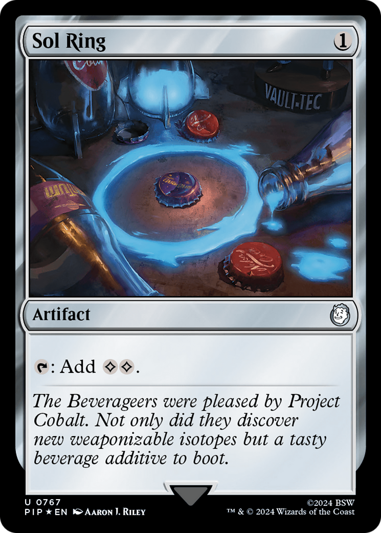Sol Ring (Surge Foil) (PIP-767) [Fallout] Foil MTG Single Wizards of the Coast