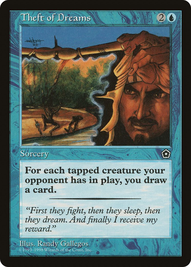 Theft of Dreams (P02-055) [Misc] Portal Second Age MTG Single Wizards of the Coast